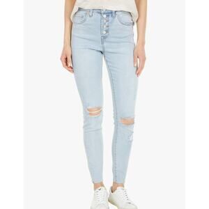 Blank NYC  Exposed Button Great Jones High-Rise Skinny in Break The Cycle 26 NWT